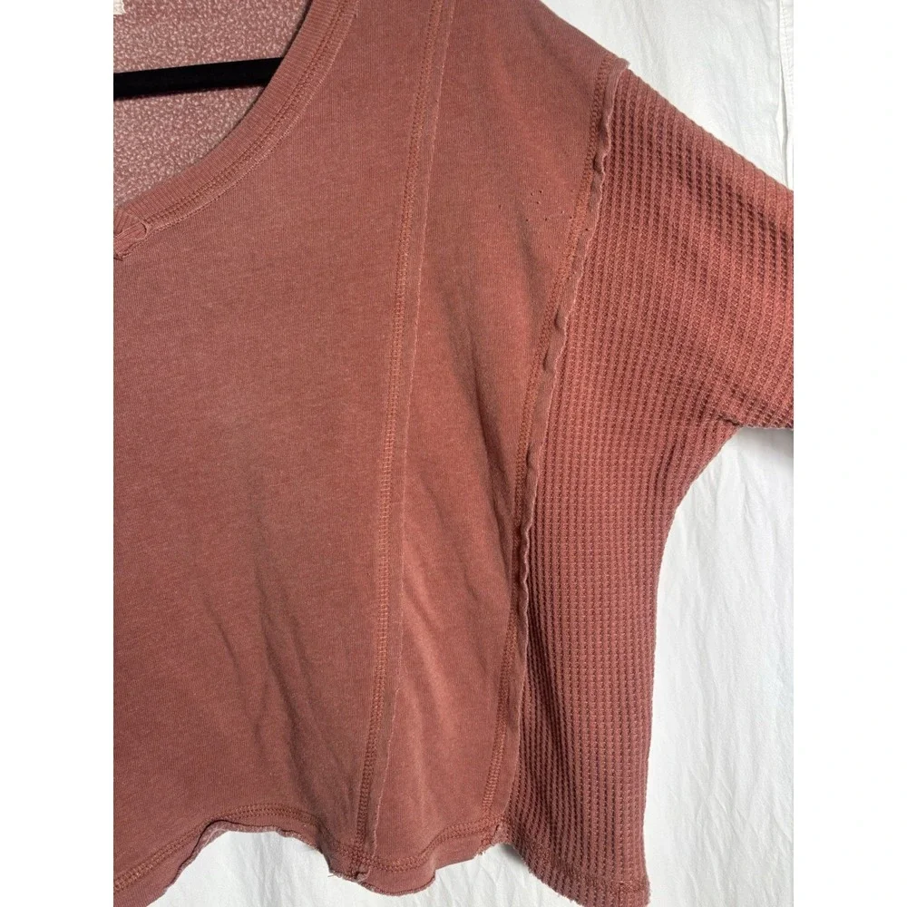 Altar'd State Pink/ Rose Sweater V Neck‎ Oversized Extra Soft Size M MM4